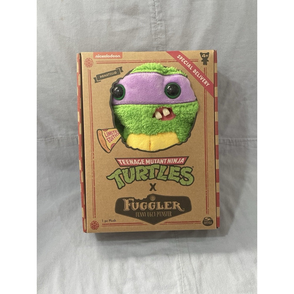 NEW Teenage Mutant Ninja Turtle X Fuggler Plush Toy Limited Edition - Donatello